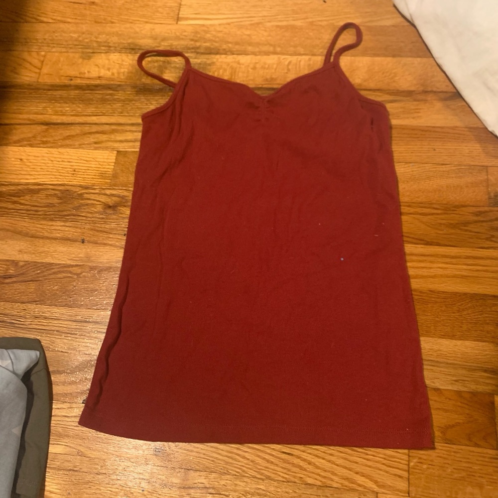 red tank top